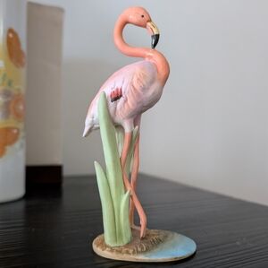 REPAIR Vintage Andrea By Sadek Flamingo Figurine